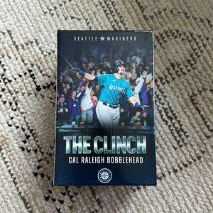 The Clinch Cal Raleigh Bobblehead Seattle Mariners Baseball Unopened New NWT
